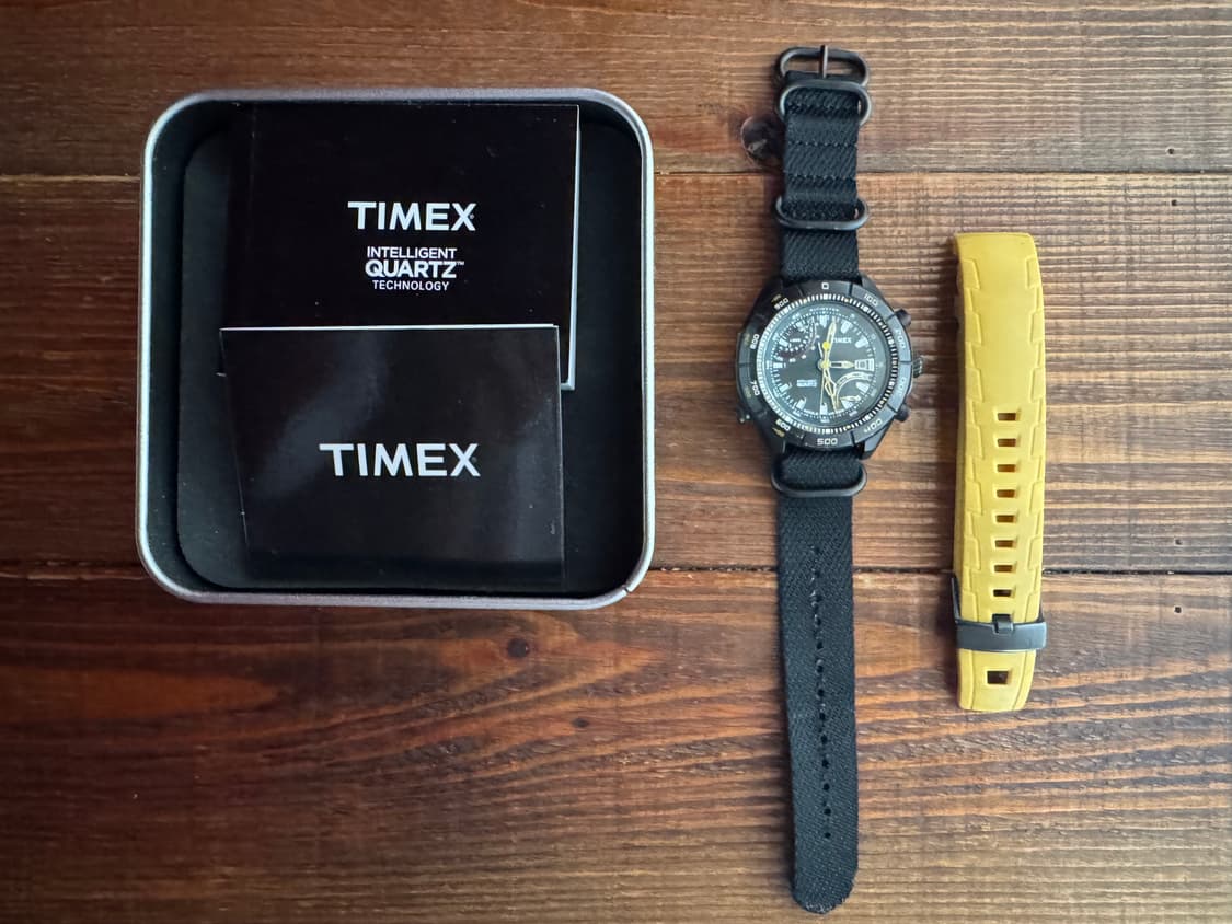 타이맥스 인디글로 쿼츠 고도계 시계 상품이미지8