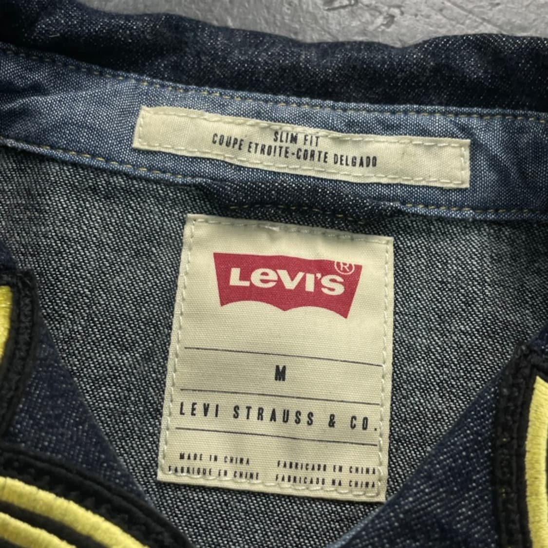 95 리바이스 밀리터리 패치 데님셔츠  상품이미지3