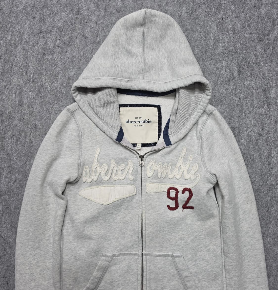 아베크롬비 Y2K 딱붙핏 투웨이 후드집업 L 상품이미지4