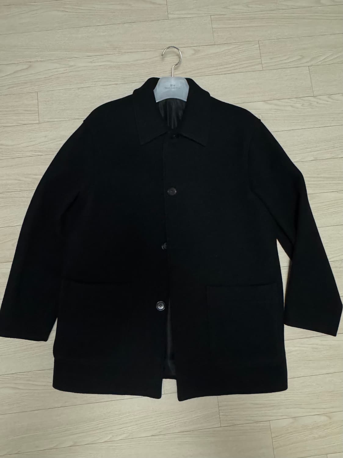 스테디에브리웨어 하프 코트 블랙 2 상품이미지1