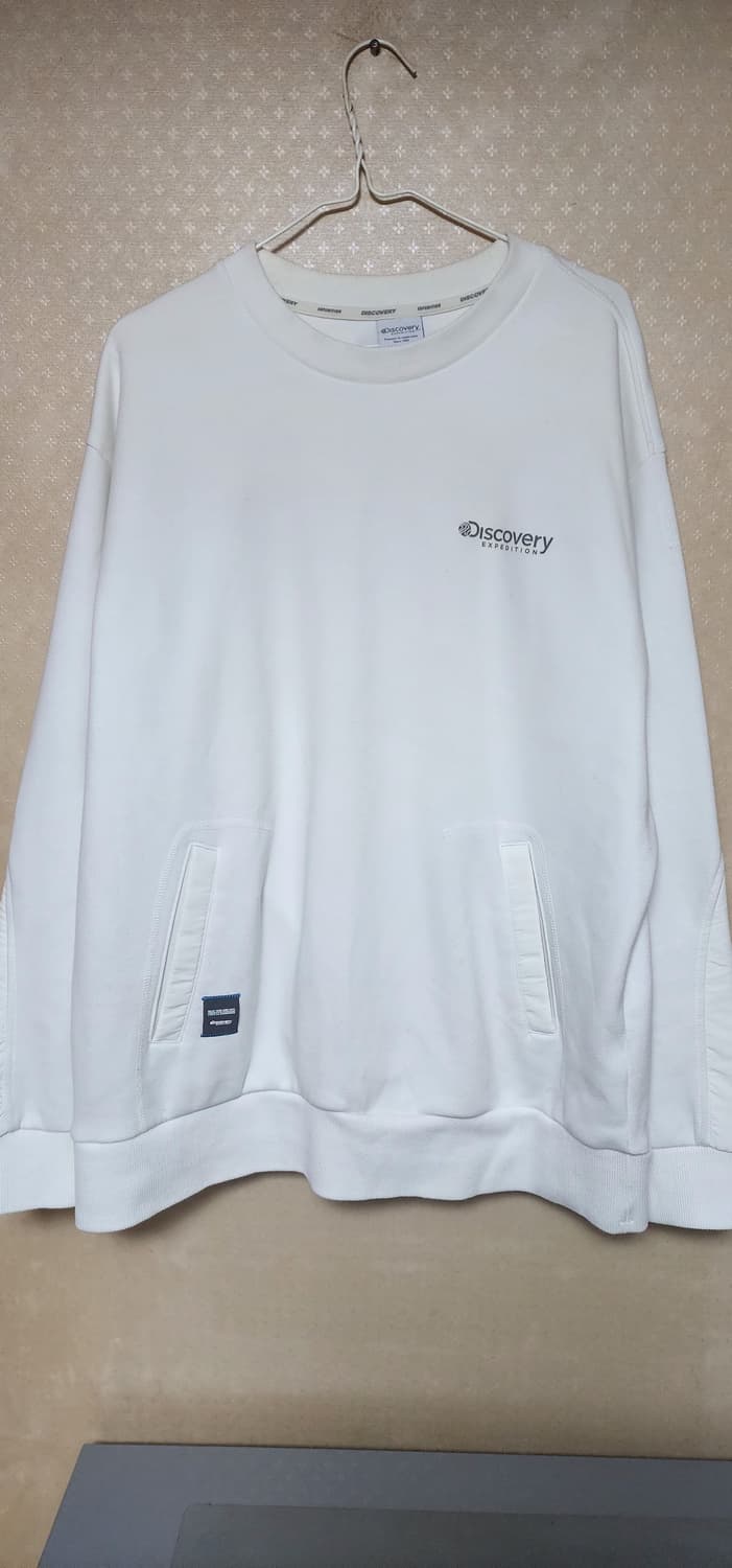 디스커버리 기모 맨투맨티셔츠110 정품 상태굿 상품이미지1