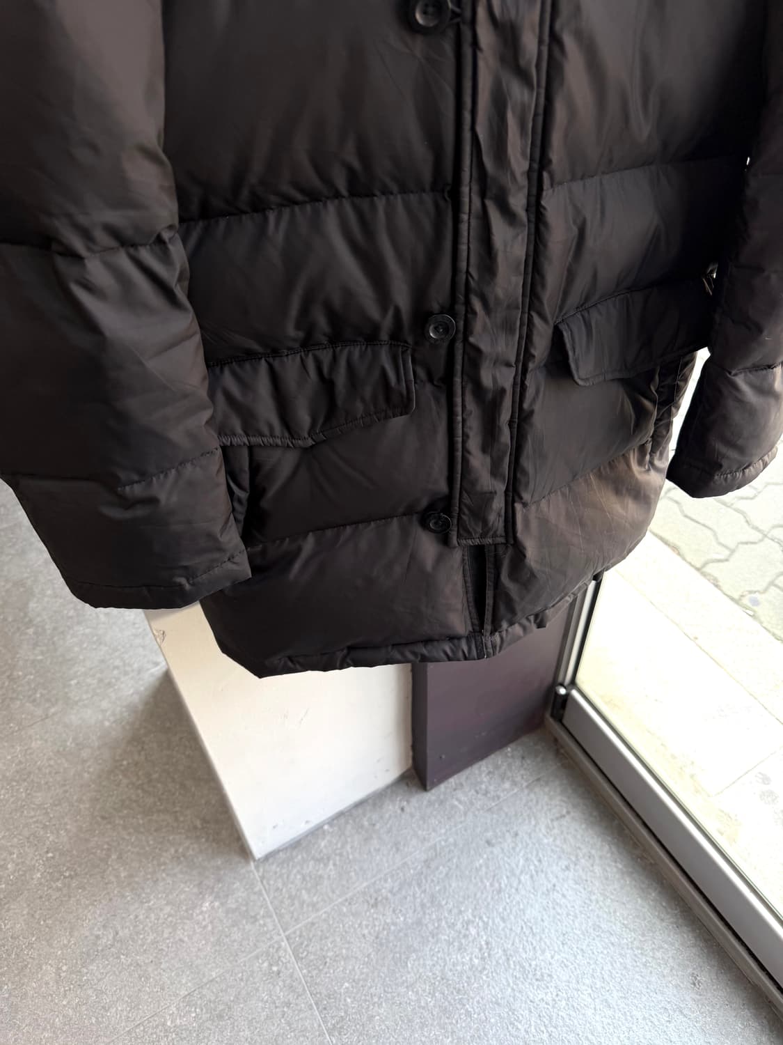 M/ 버버리 블랙라벨 미니로고 다운 후디 롱패딩 상품이미지4