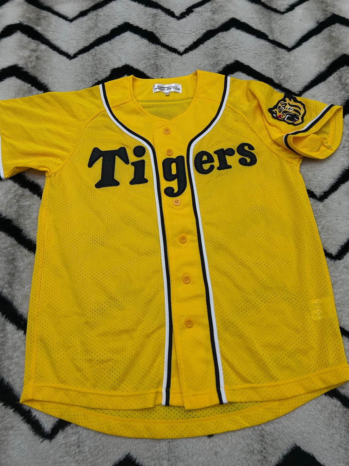 [S]미즈노 한신타이거즈 반팔 매쉬 유니폼 상품이미지2