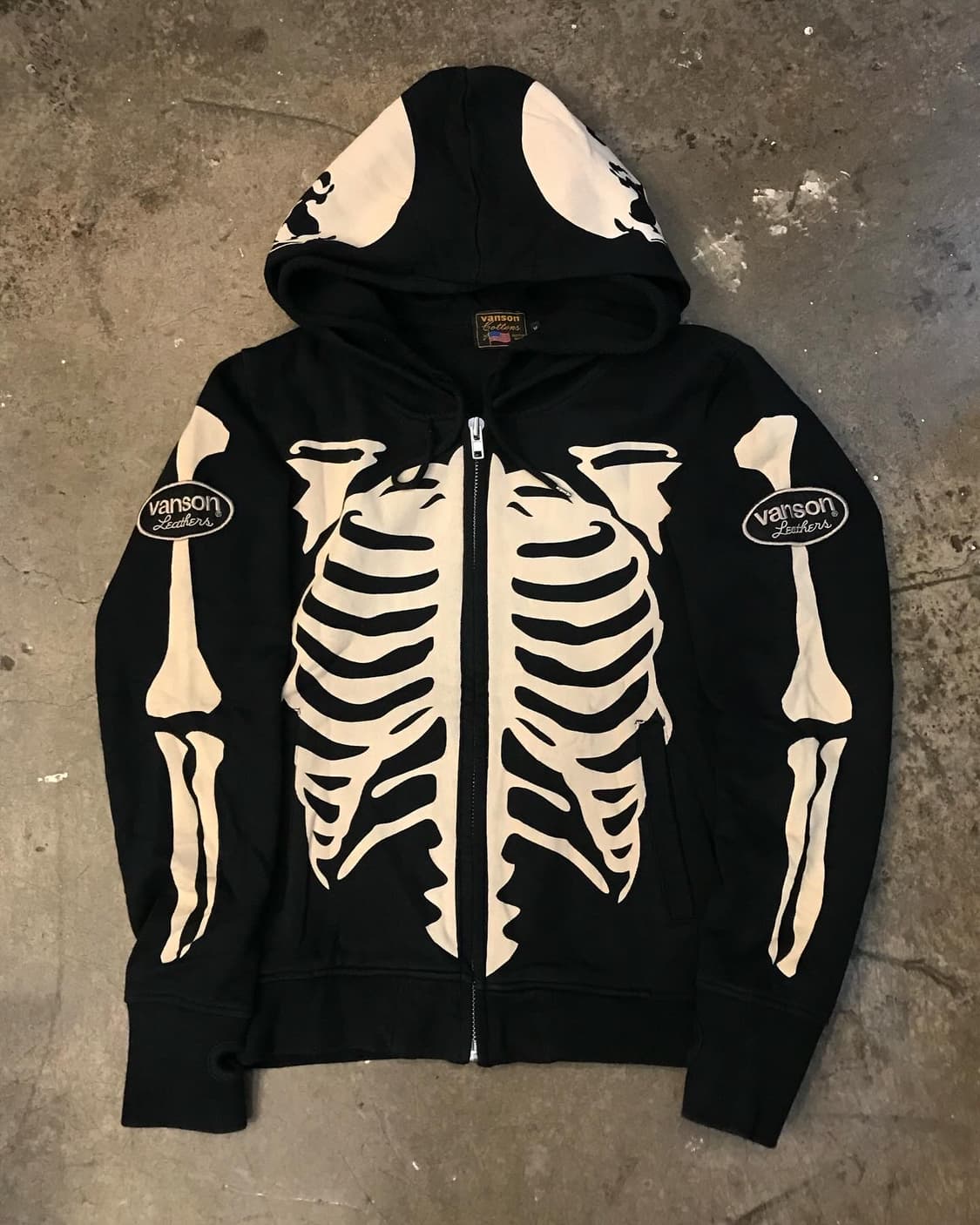Vanson Bone Hood Zip-Up 상품이미지7