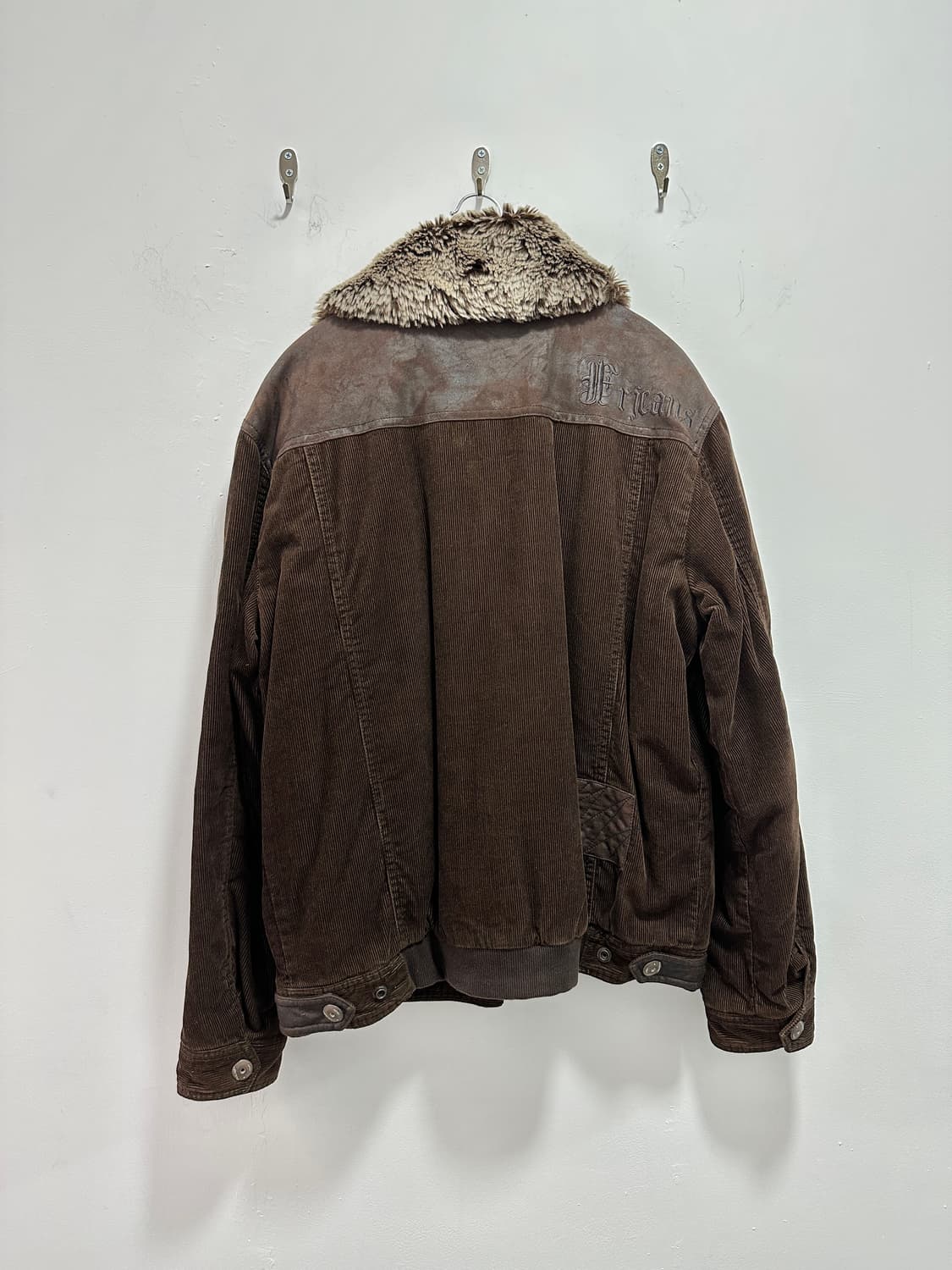 Vintage fur corduroy jacket 상품이미지10