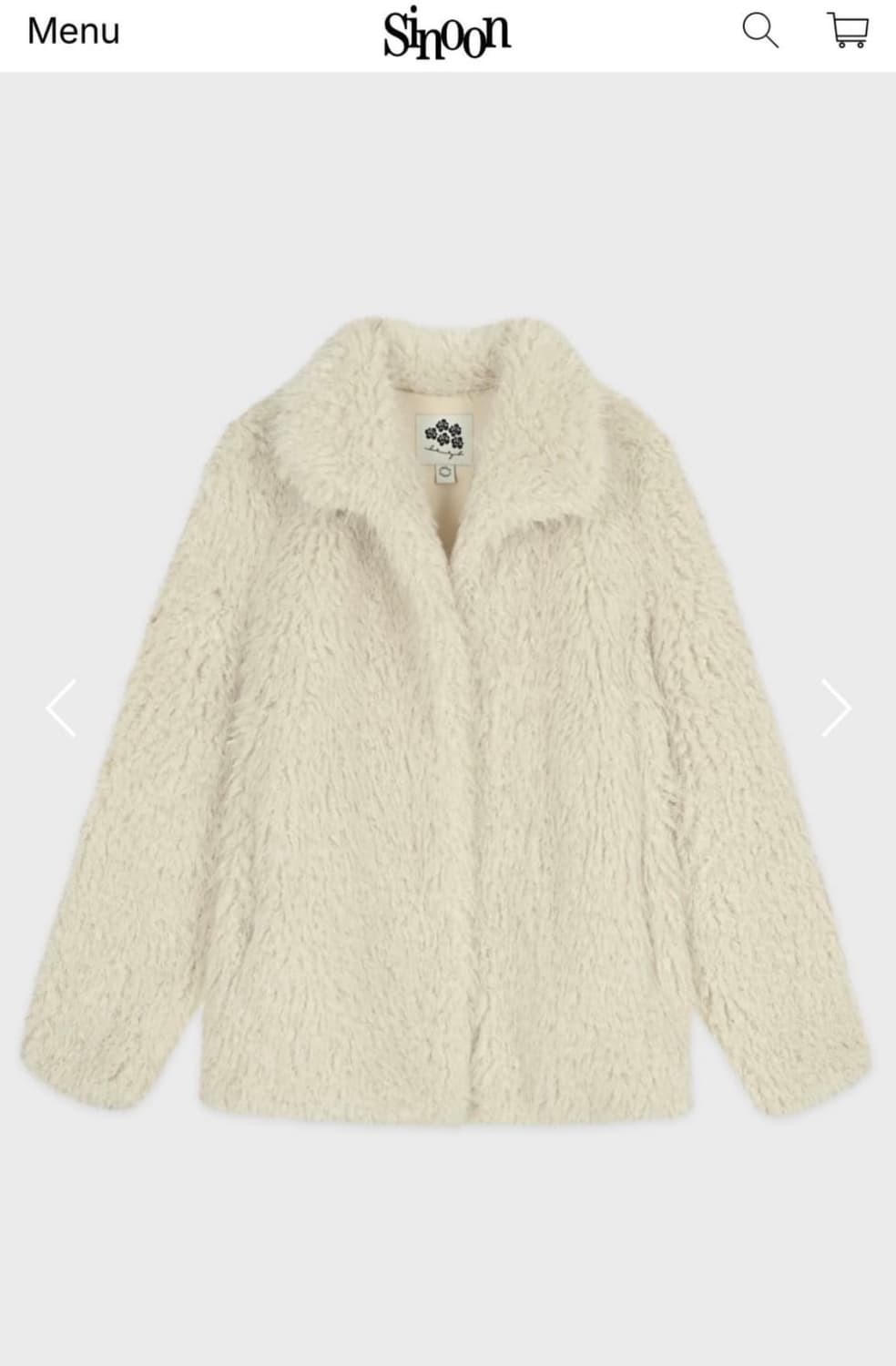 시눈 퍼 SINOON Heavy Mix Fur Jacket(Cream) 상품이미지2