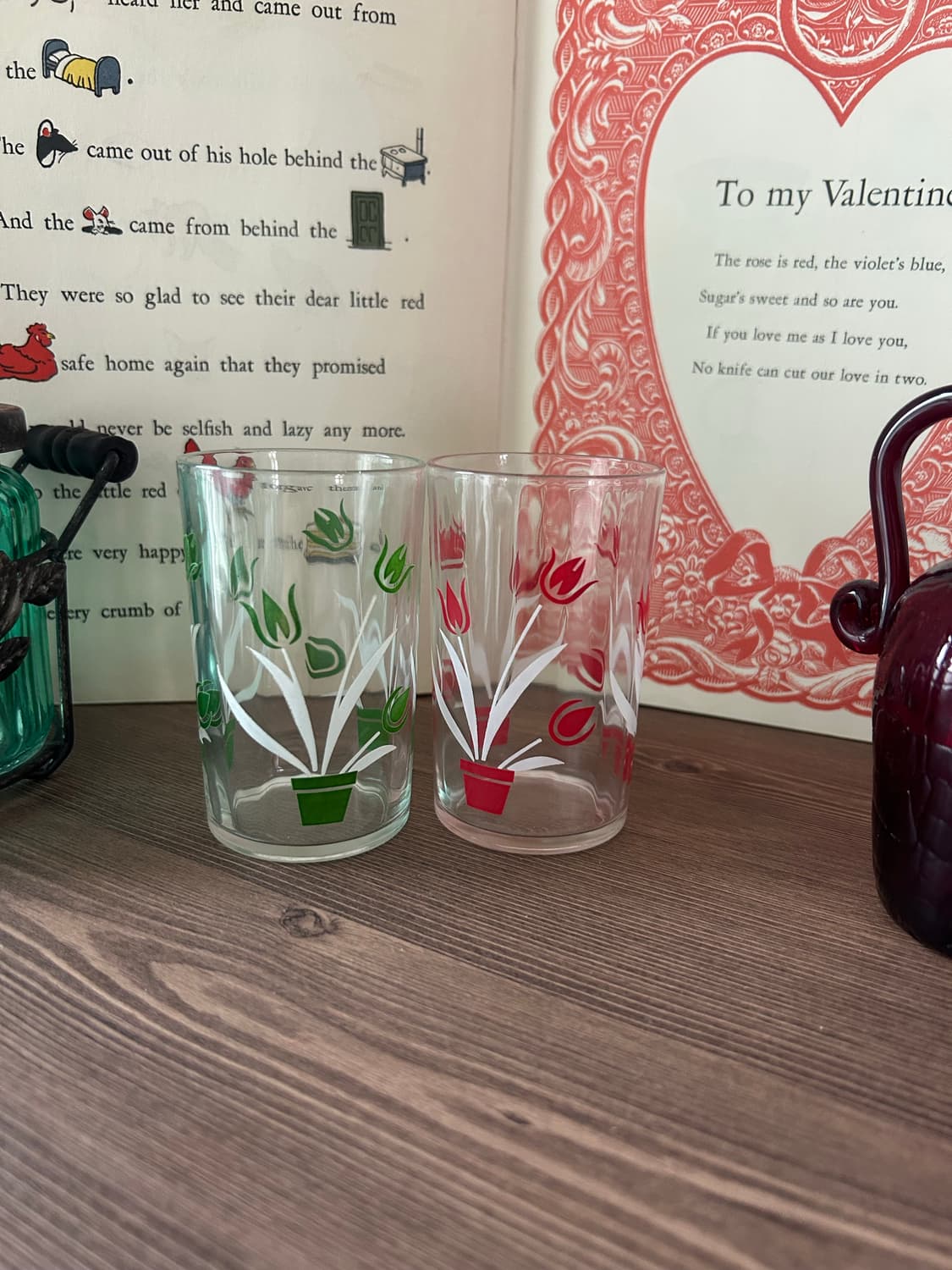 빈티지 유리 글라스 컵 세트 상품이미지7