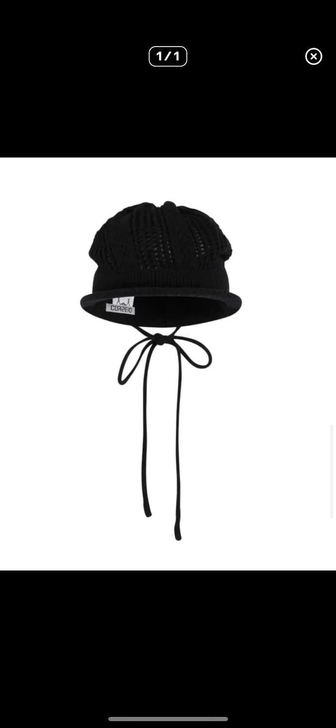 COYSEIO Coy Visor Crochet Beanie 코이세이오 코 상품이미지1