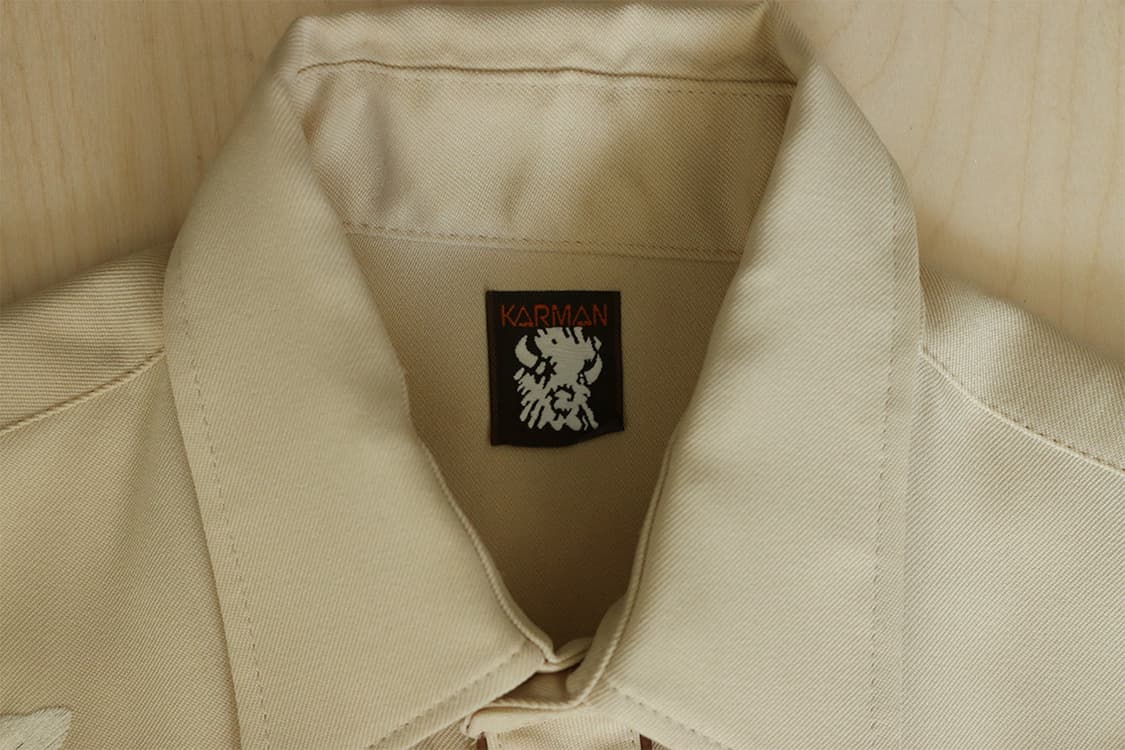 80s 카르만 플로럴 자수 웨스턴 셔츠 상품이미지7