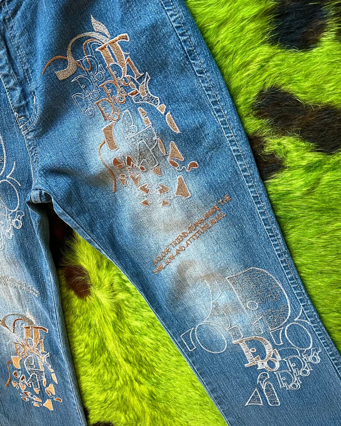 90-00s RENAULT JEANS Japan Flare Jeans 상품이미지5