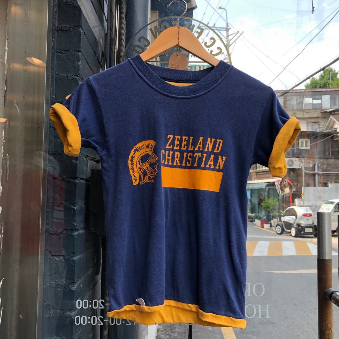 60/70s Reversible T-shirt-M 상품이미지1