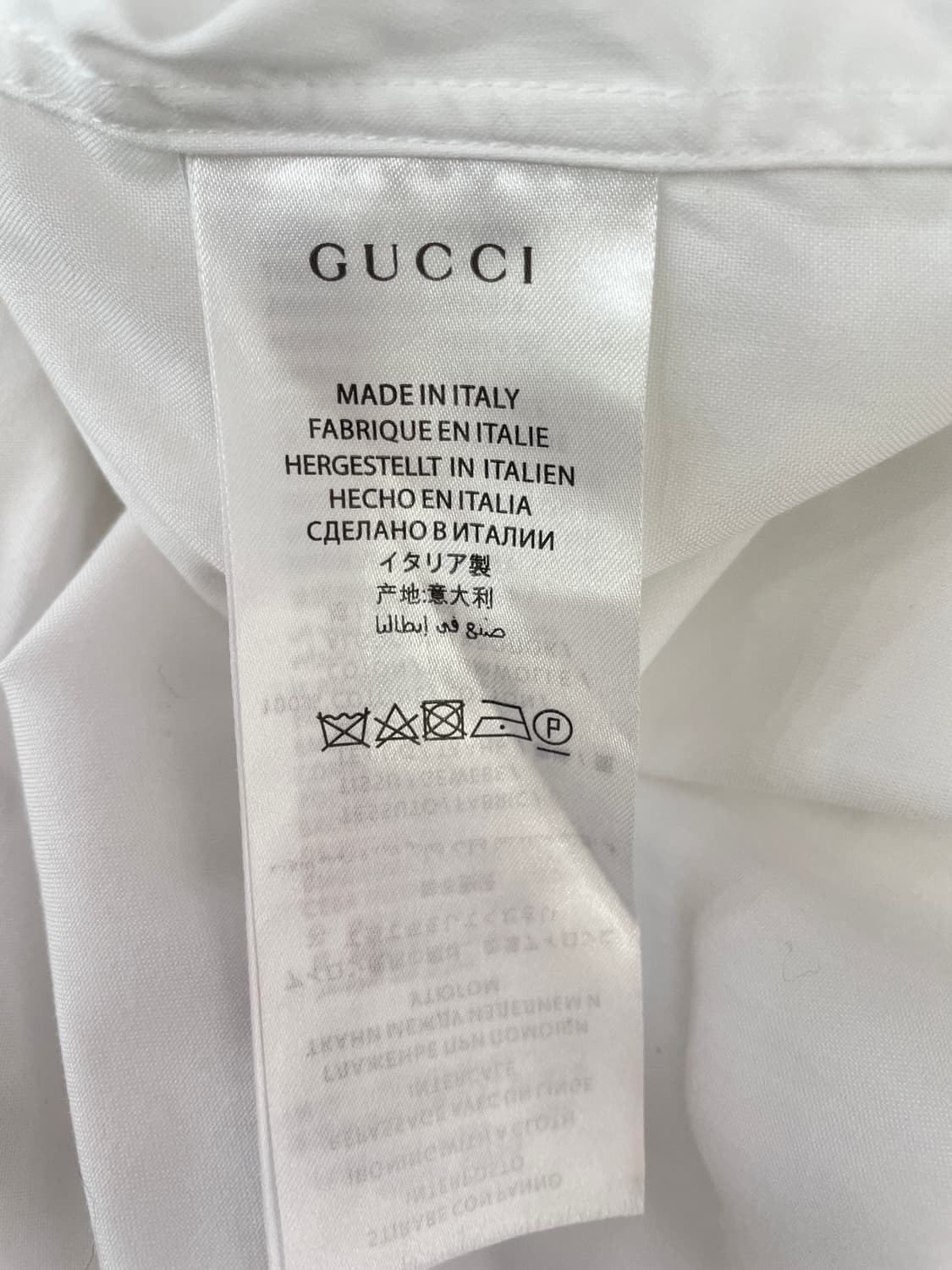 구찌(GUCCI) 블라인드 포 러브 Tom 자수 반팔 셔츠 상품이미지10