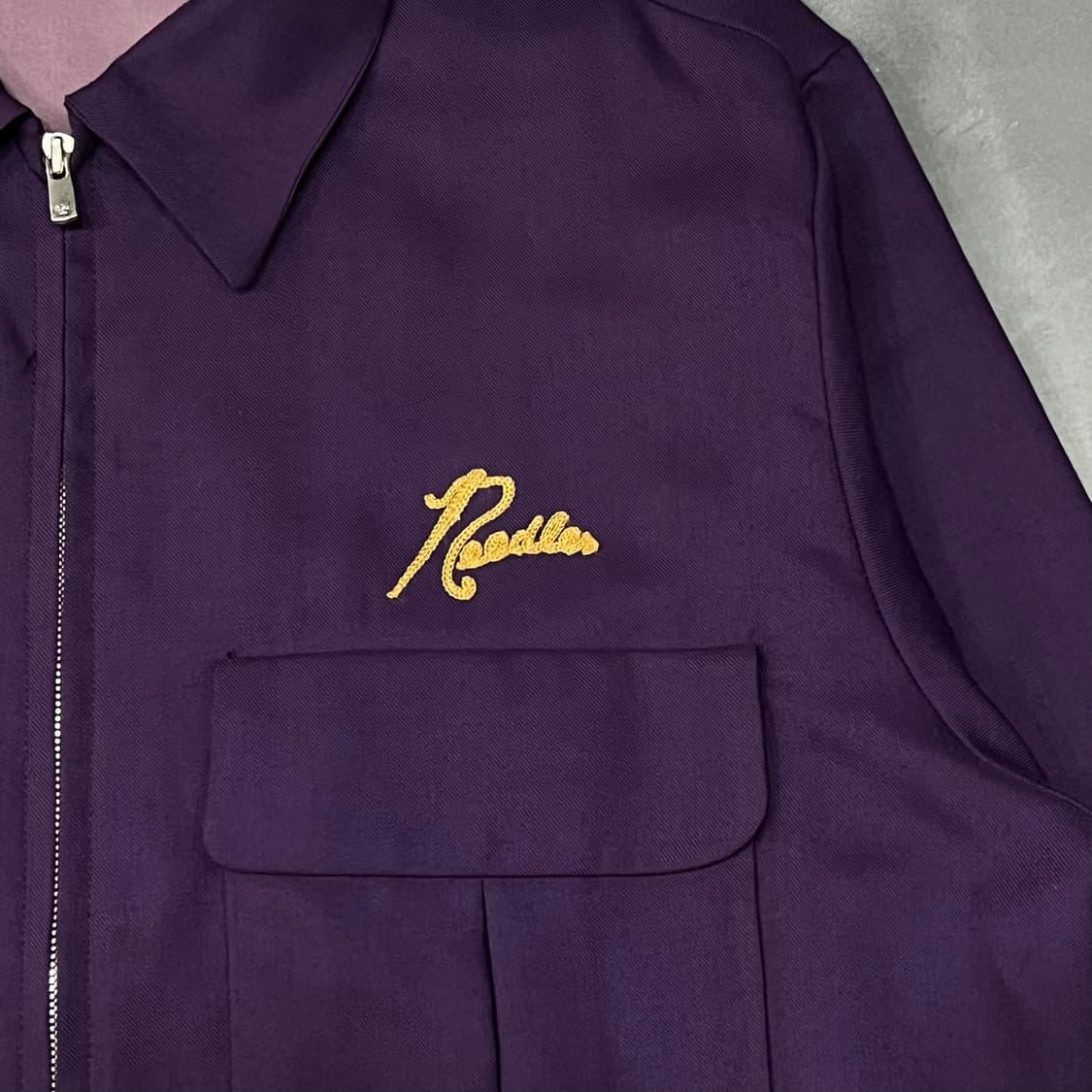  니들스 자수로고 개버딘 스포츠 자켓 y15242 상품이미지5