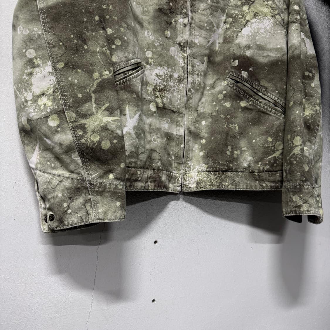 자라 더티 페인팅 워싱 데님 트러커 자켓 상품이미지4