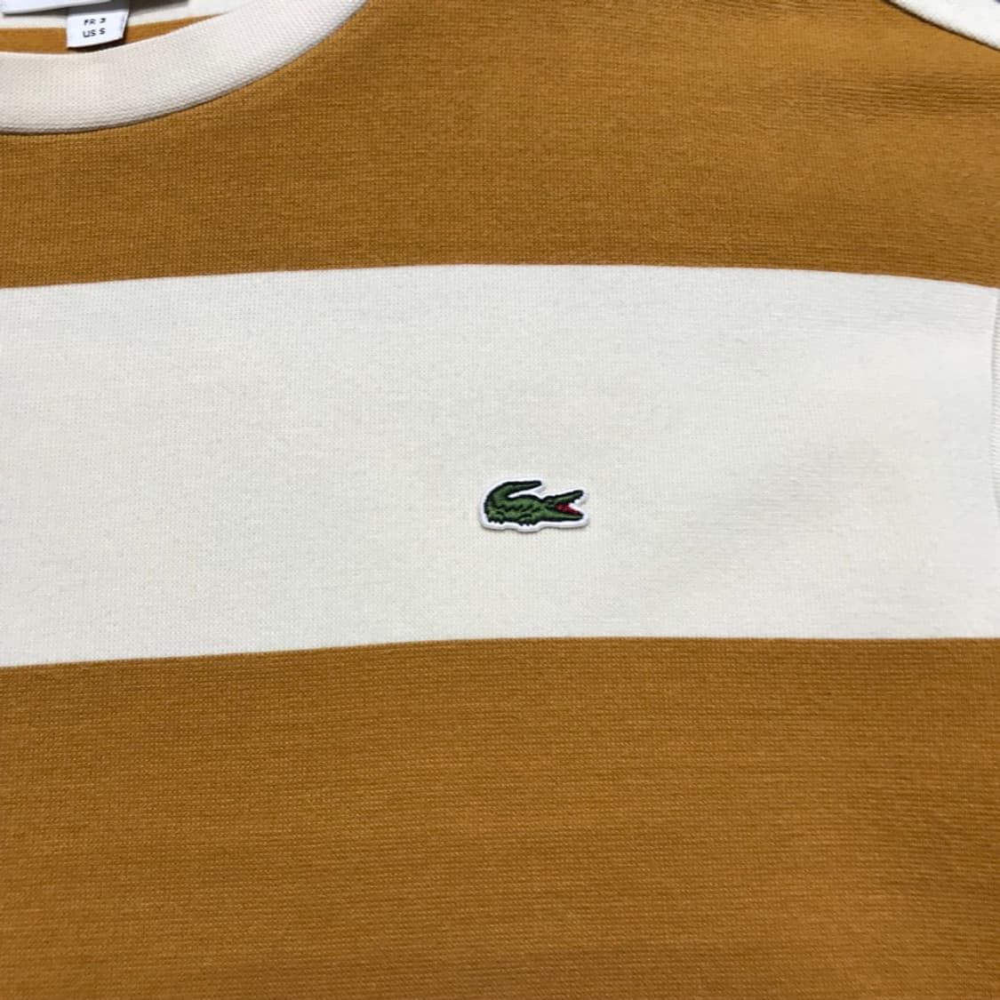 [[S] 라코스테(LACOSTE) 밀라노 스트라이프 반팔티셔츠@773 상품이미지3