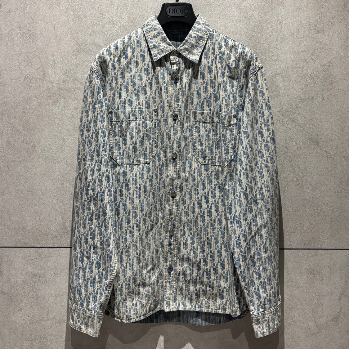 [37]디올 오블리크 카스리 데님 오버셔츠 상품이미지1