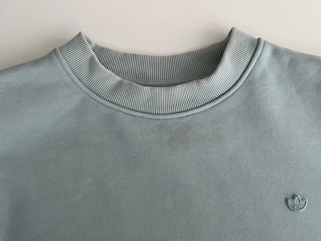 2XL) 아디다스 컨템포 크루 맨투맨 민트 블루 상품이미지6