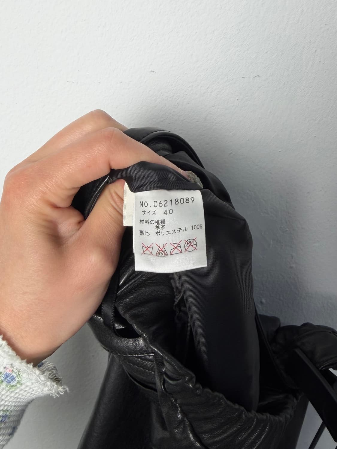 빈티지 램스킨 레더 쇼츠 상품이미지4