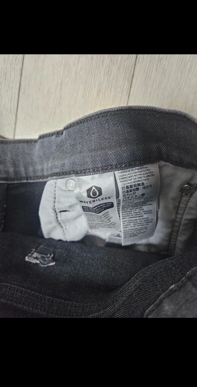 리바이스 541 워싱 블랙진 W30 L32 상품이미지2