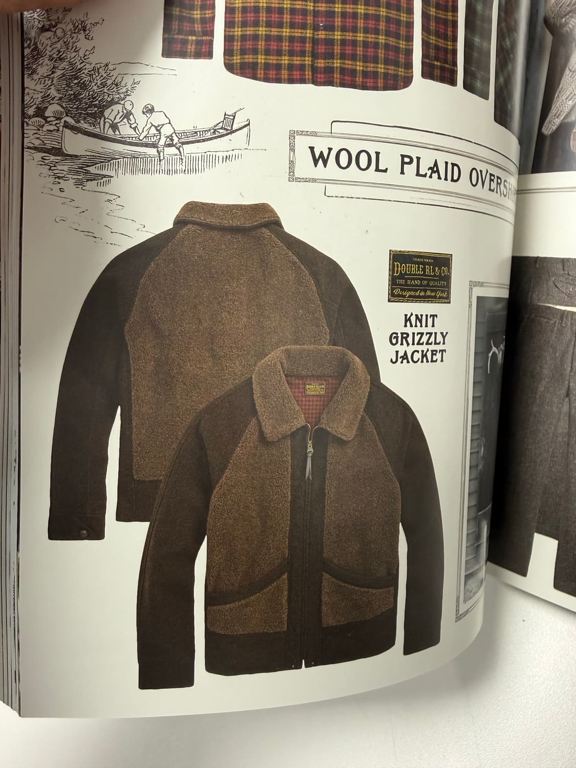 RRL 그리즐리 플리스 자켓 XL 상품이미지5