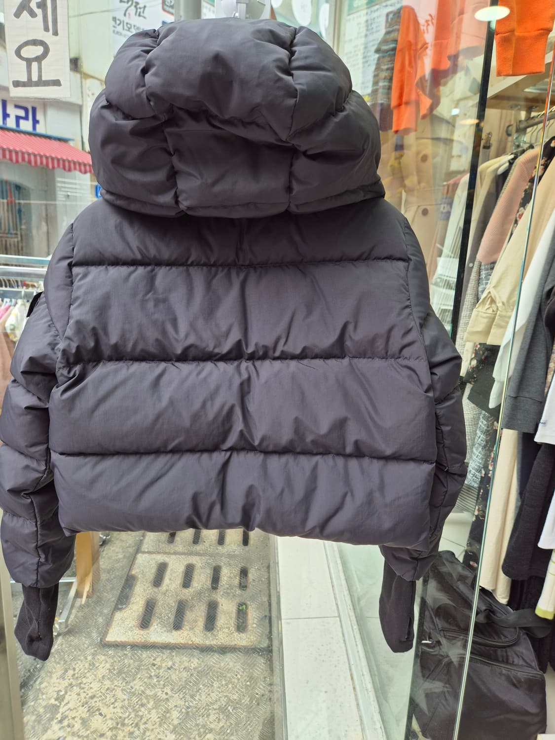 내셔널지오그래픽 여성 카본 블랙 패딩 XS 상품이미지2
