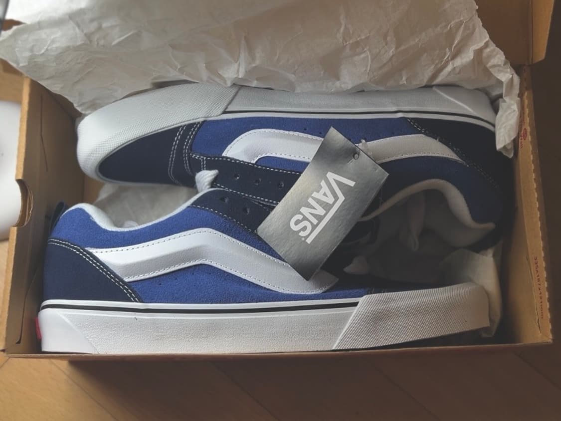 [Vans] 반스 뉴스쿨 네이비/트루화이트 새상품 290 상품이미지4