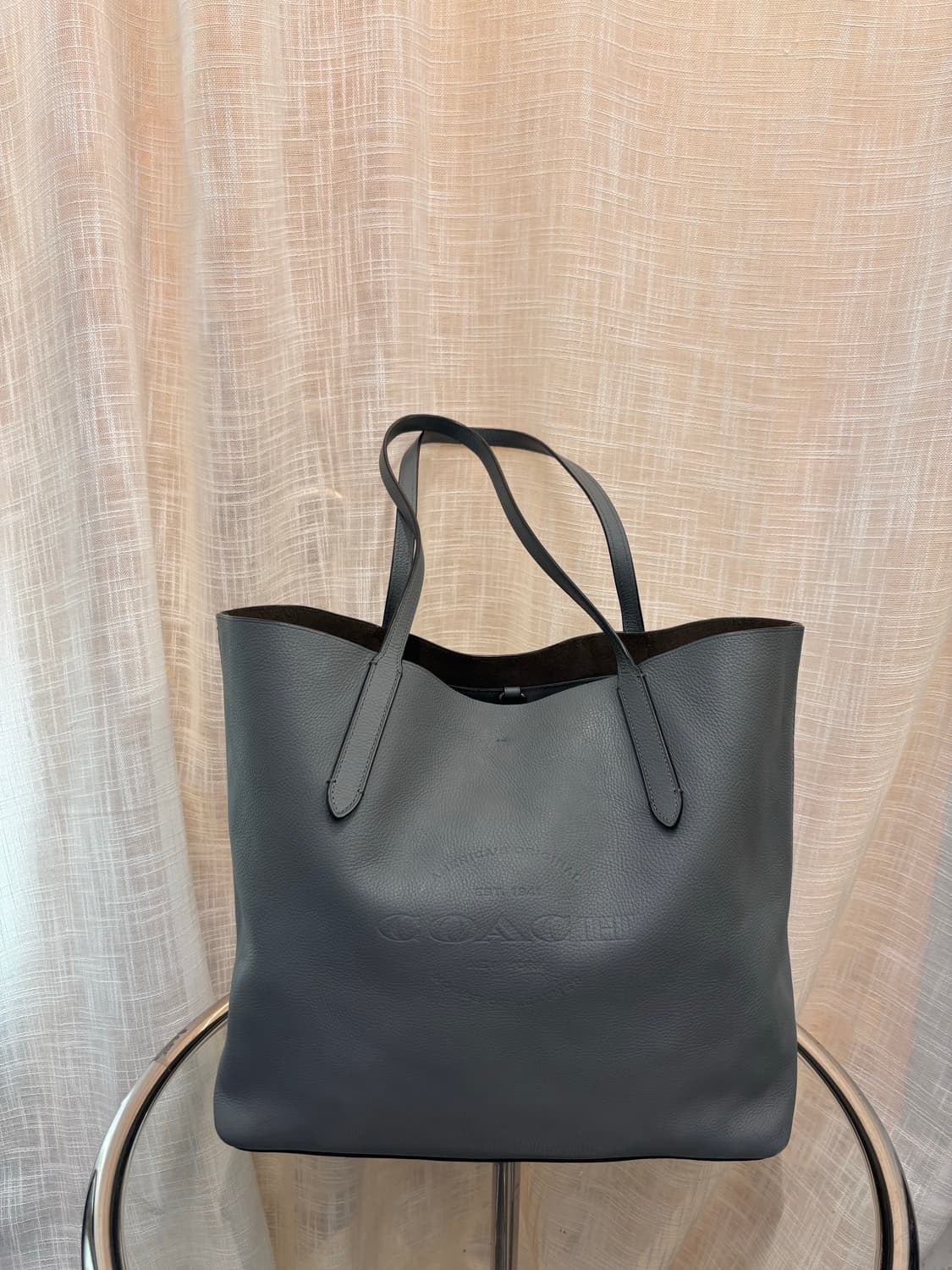 정품 코치 가죽 숄더백     상품이미지1