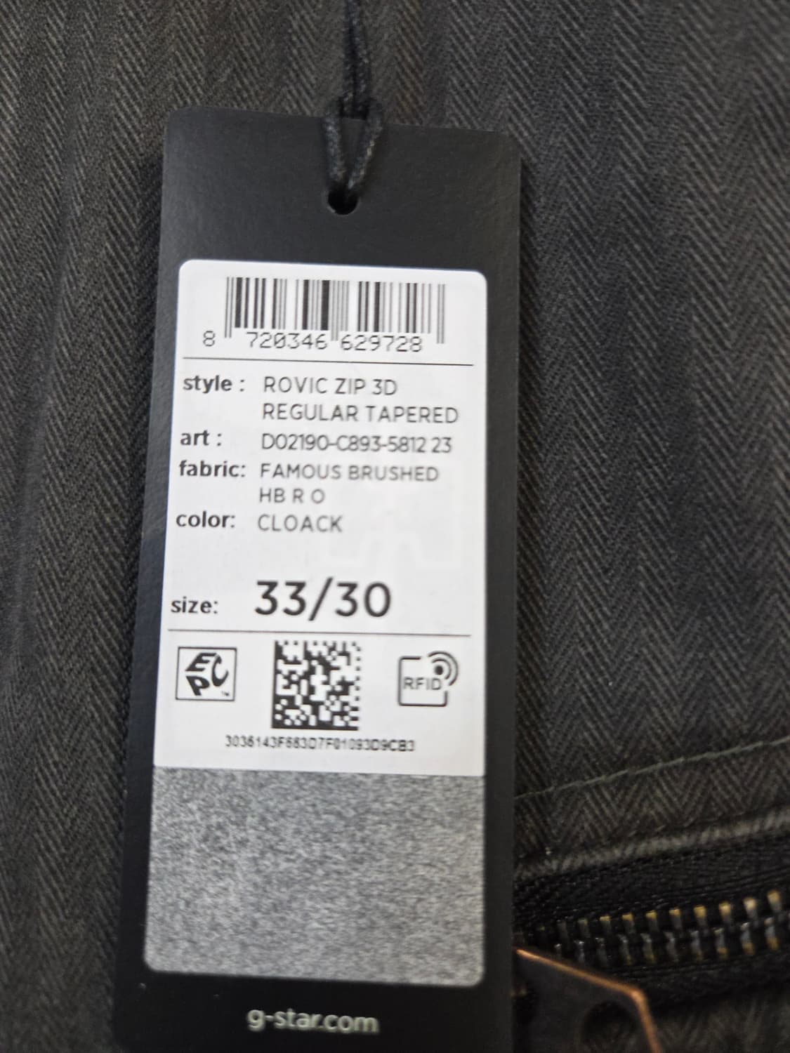 G-Star RAW 카고 바지 블랙 (W33/L30) 상품이미지9