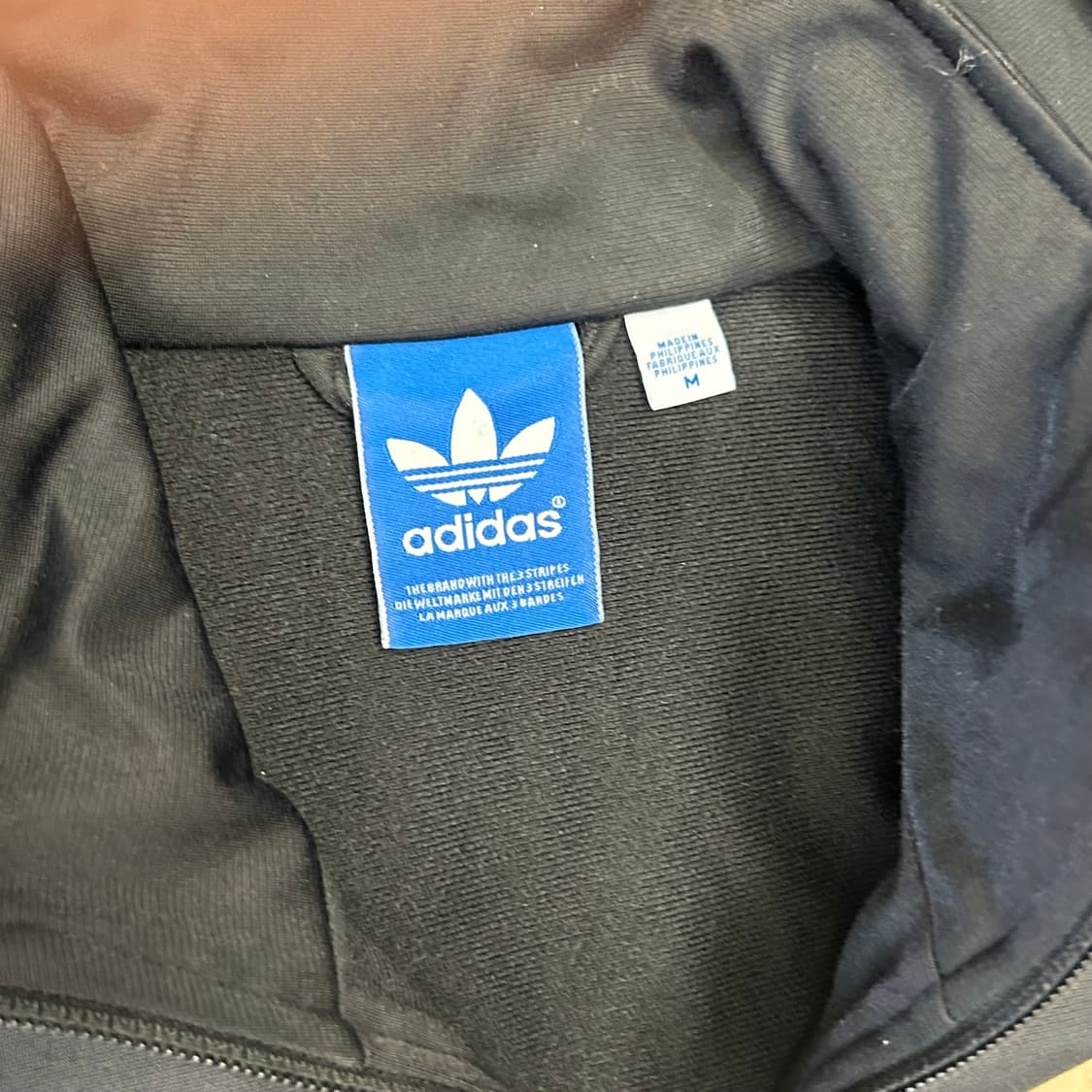 M 아디다스 파이어버드 블루라인 블랙 트랙탑 상품이미지4