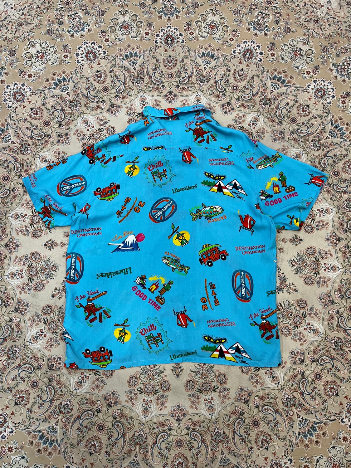 리베라이더스 캠프 후지 레이온 반팔 셔츠 상품이미지3