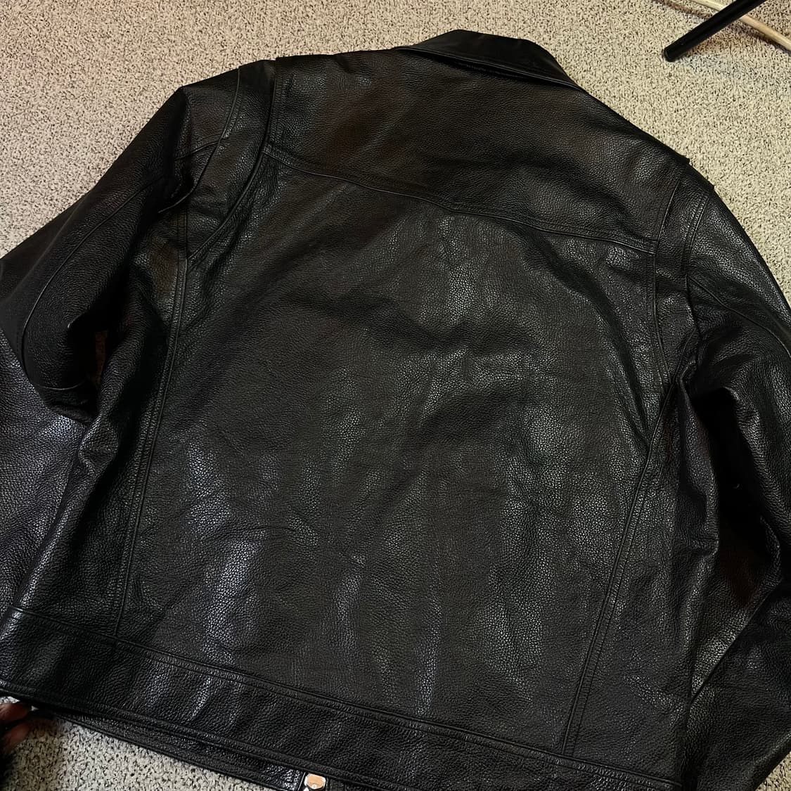 론트 염소 가죽 자켓 상품이미지3