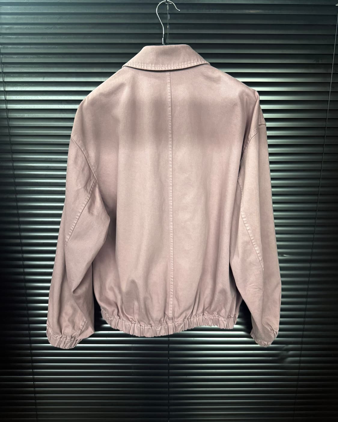 유니클로U 르메르 콜라보 핑크 코튼 워크 봄버 자켓 블루종 M 95 비죠 상품이미지7