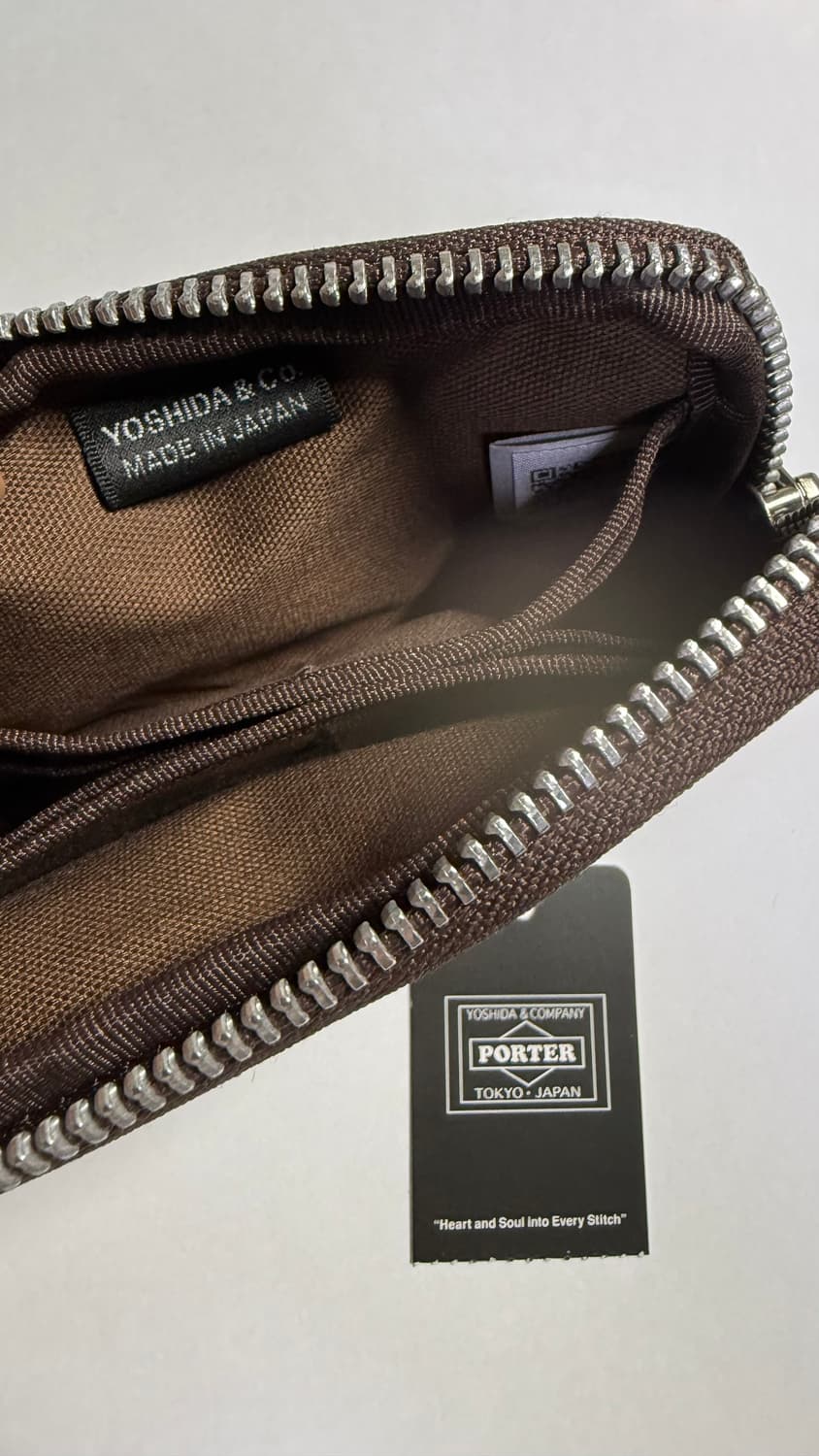 포터 프리스타일 멀티 코인 케이스 브라운 상품이미지4