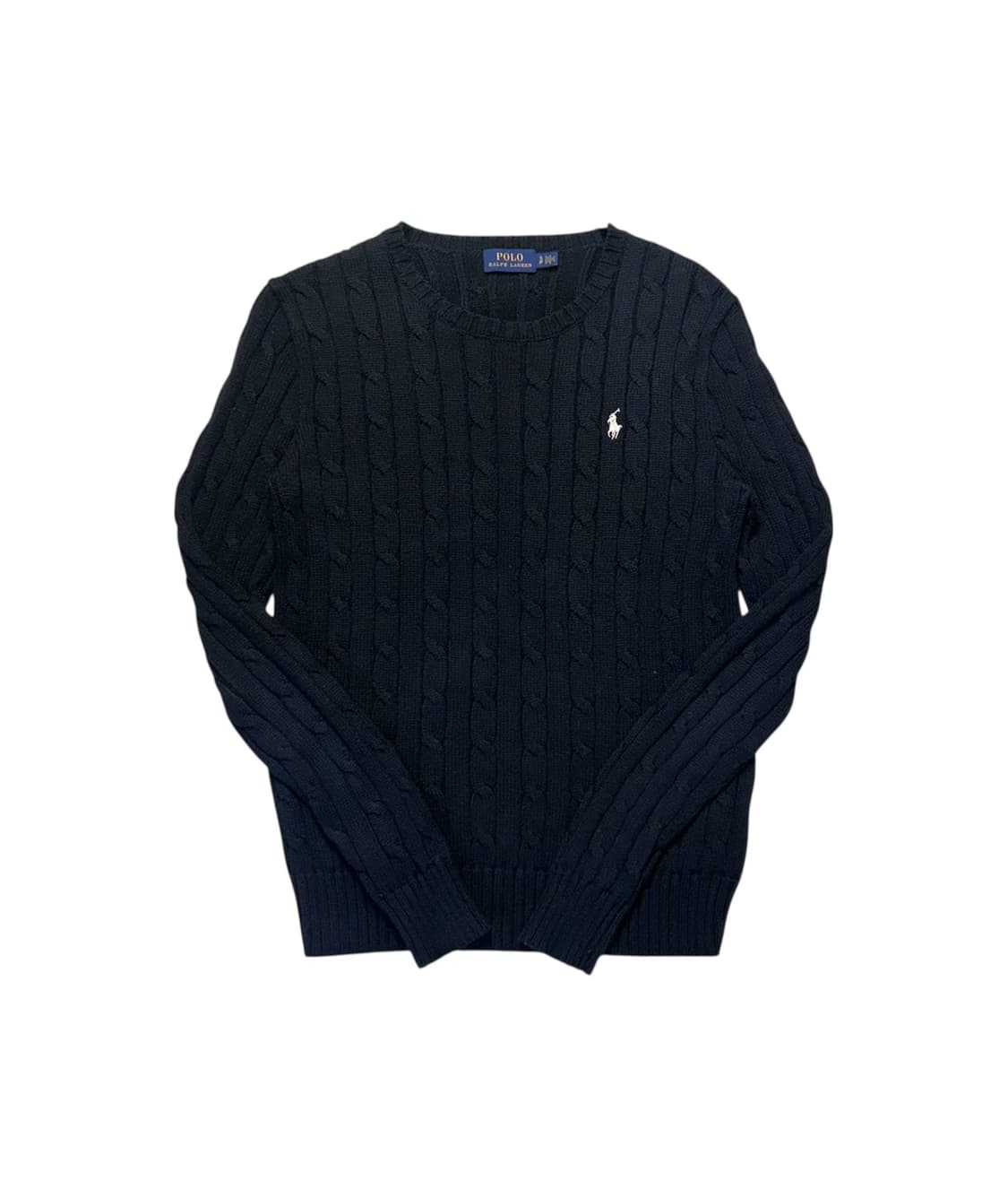 폴로 블랙 니트 상품이미지1