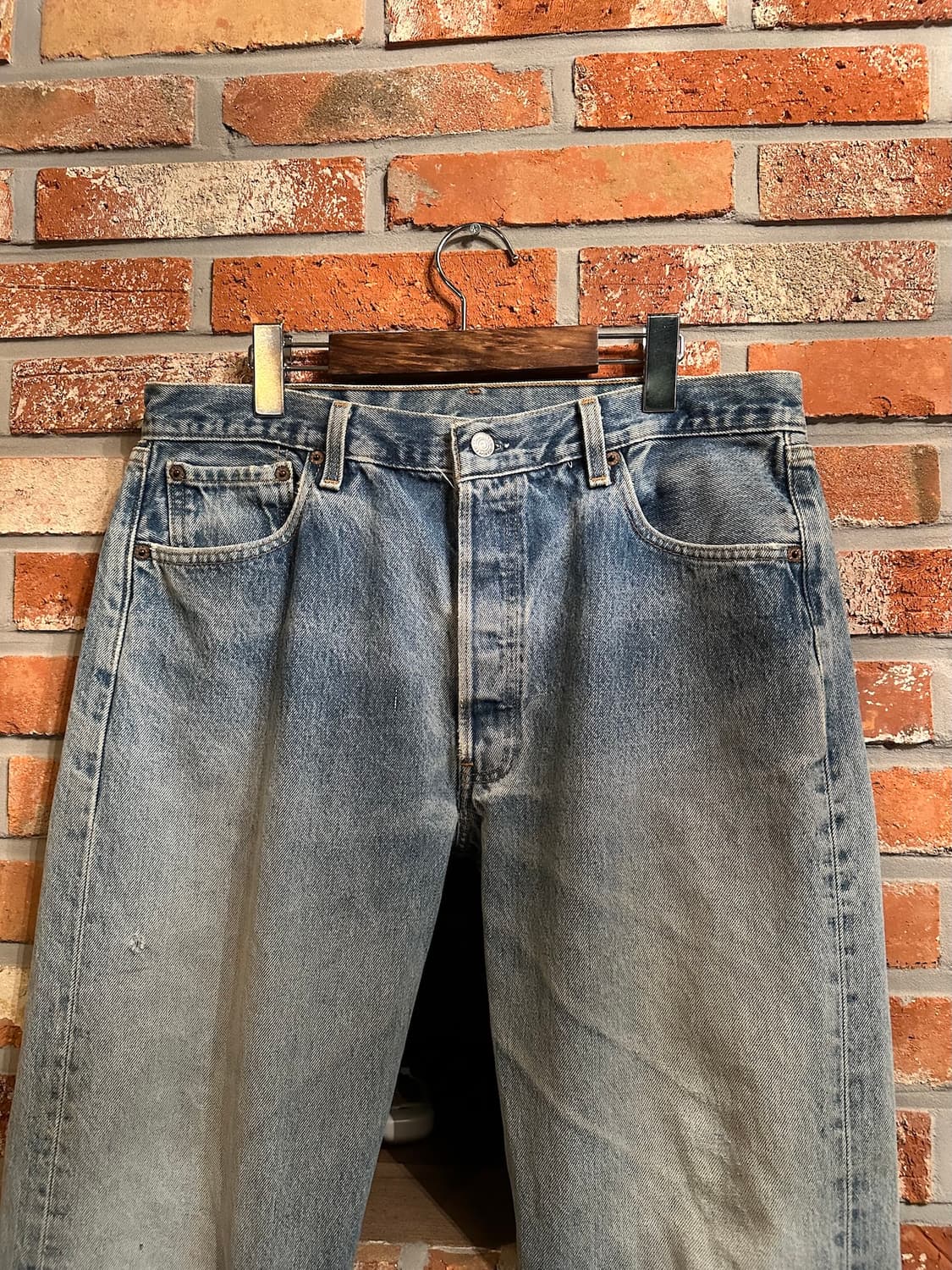 90s USA 빈티지 리바이스 501 데님 팬츠 상품이미지2