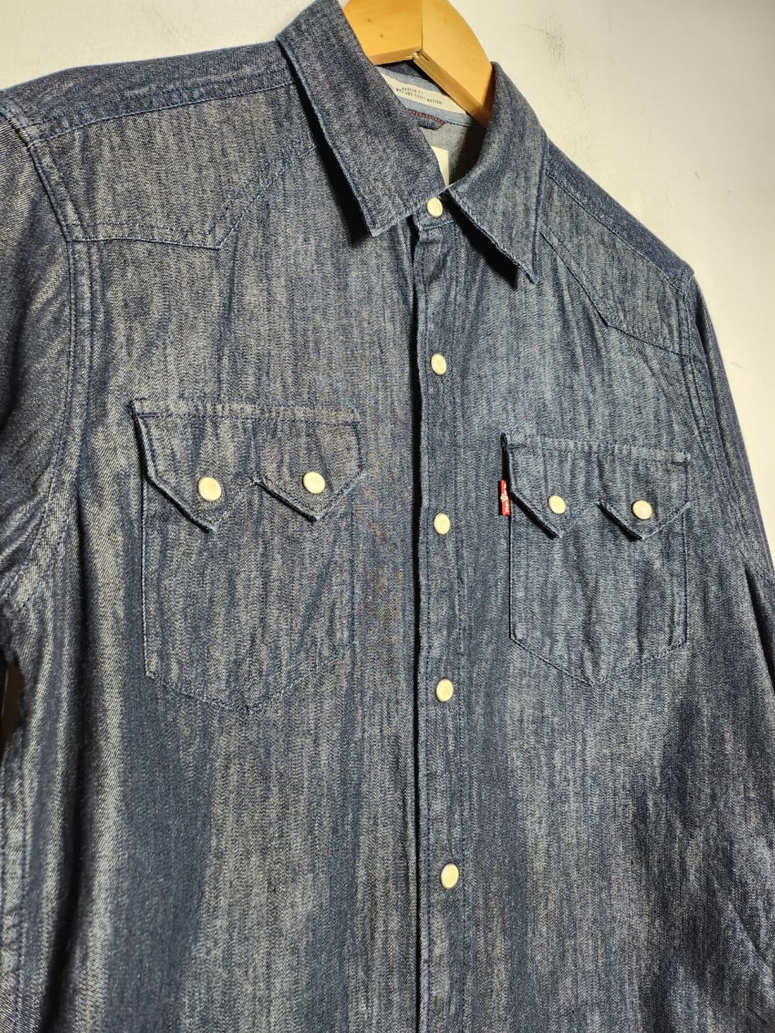 S 리바이스 웨스턴 데님 셔츠 상품이미지2