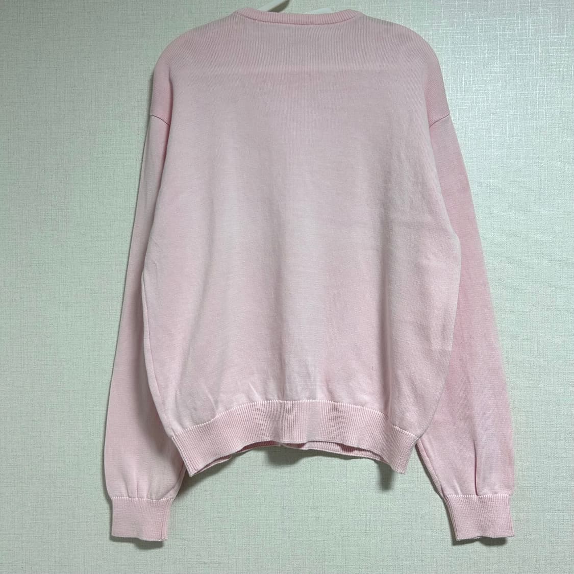 라코스테 니트 가디건 베이비 핑크 L 상품이미지5