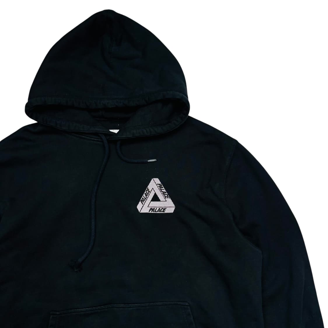 팔라스 트라이메쉬 빅 자수 로고 블랙 후드티 XL 상품이미지5