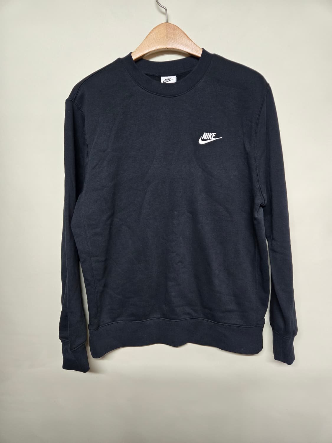 나이키 기모 맨투맨 블랙 M 상품이미지1