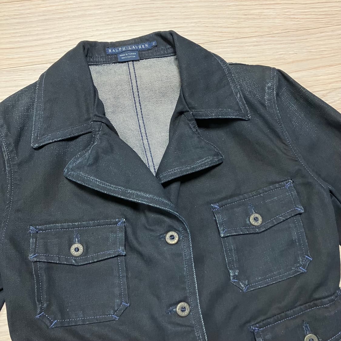 [Polo] 폴로 랄프로렌 데님 워싱 코팅 자켓 상품이미지3