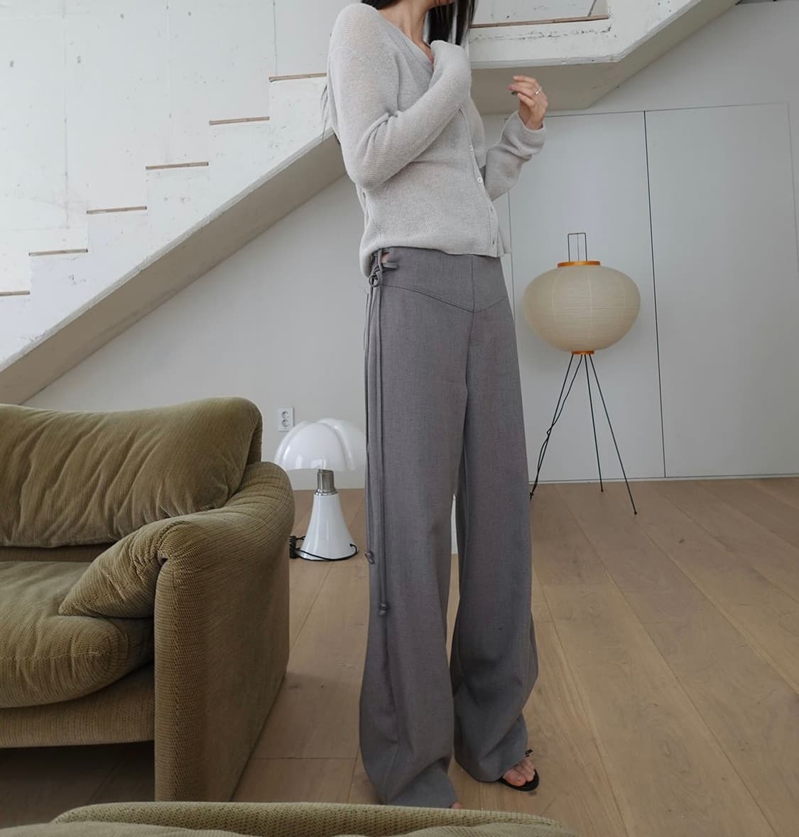 m.o.k 그레이 슬랙스 상품이미지8