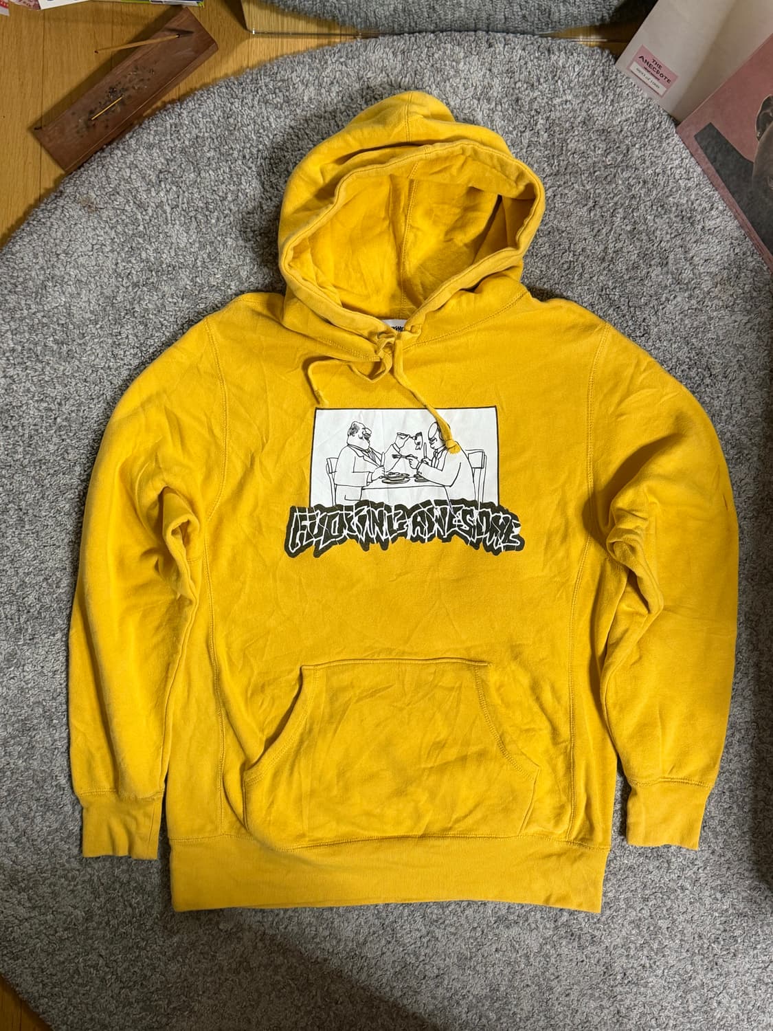 퍼킹어썸 그래픽 로고 후드티 상품이미지2