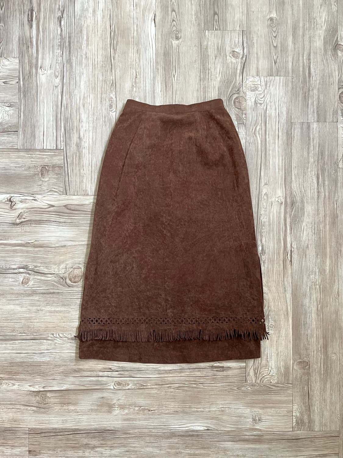 Vtg 스웨이드 웨스턴롱 스커트 상품이미지1