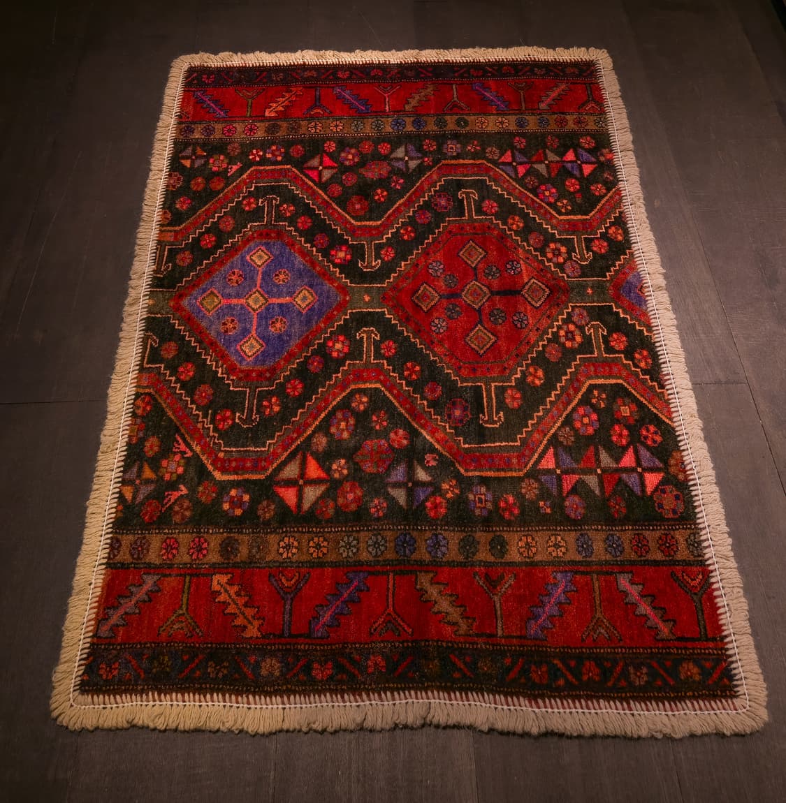 Vintage Qashqai Tribal Rug 7215 상품이미지3
