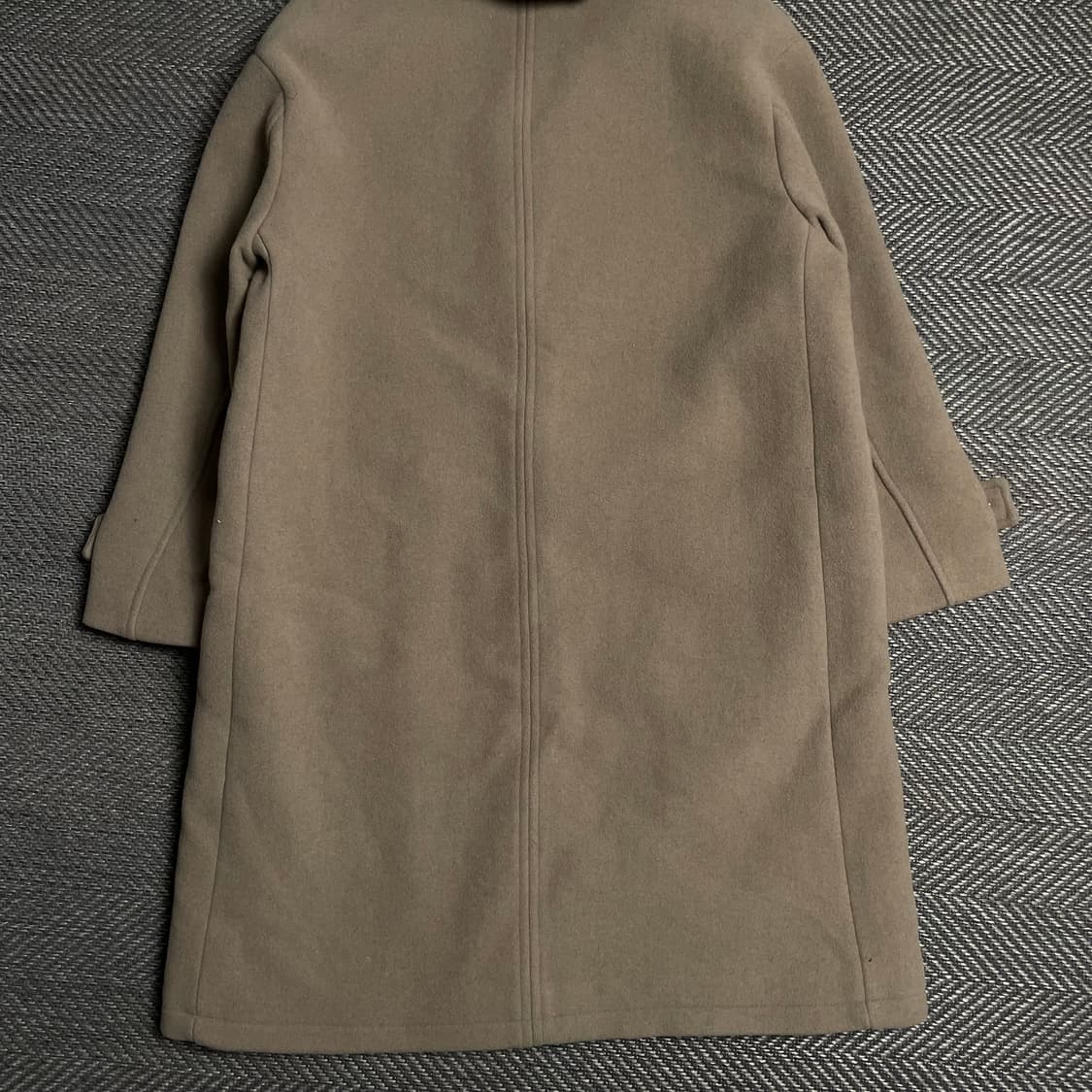 커스텀 어클락 아메카지 박시핏 더플 모직 롱 코트y 5154 상품이미지7