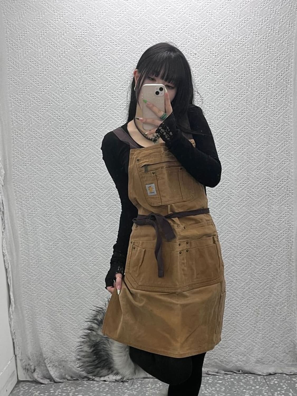 칼하트 빈티지 워크 캔버스 앞치마 C09034 상품이미지1