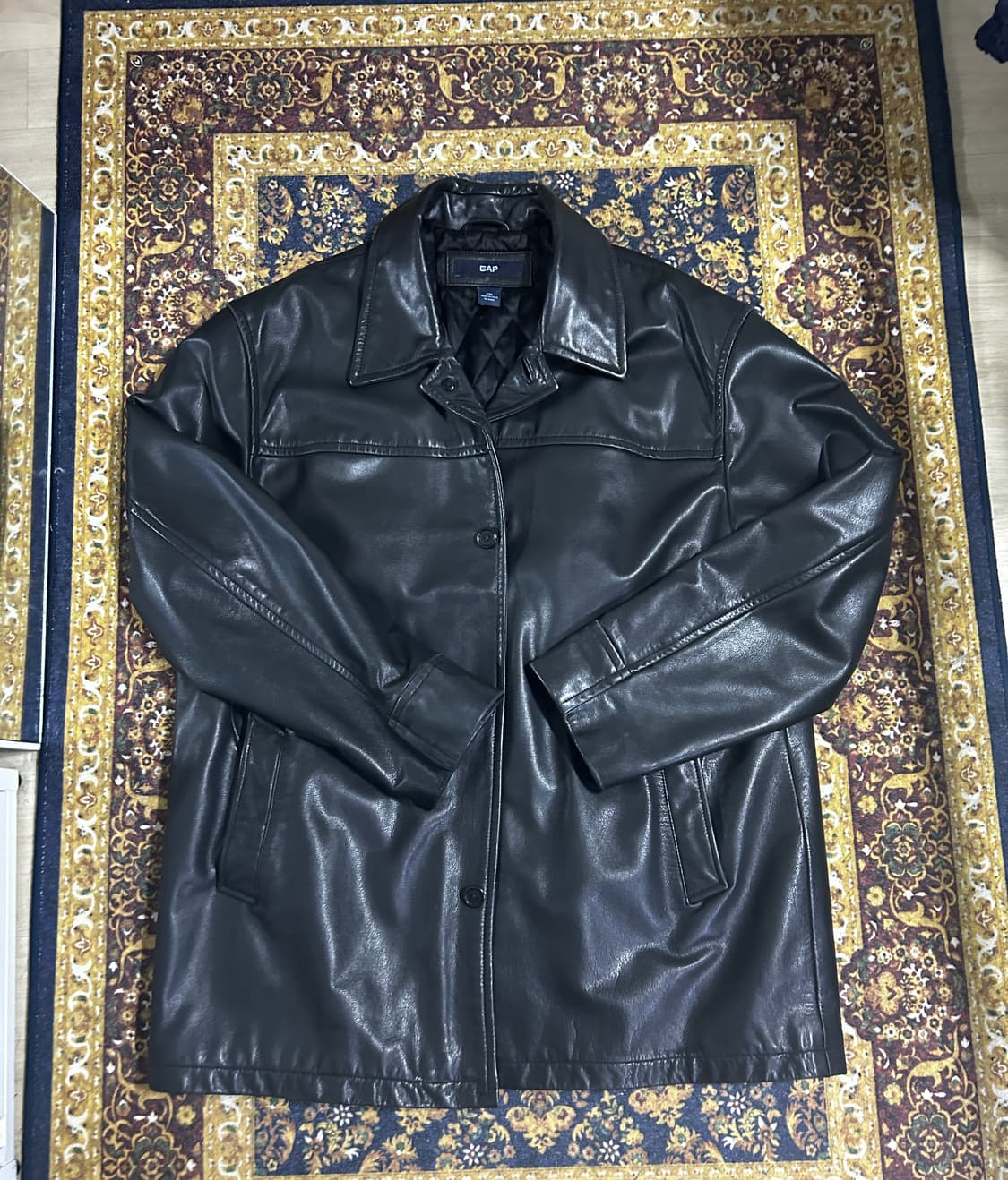 갭 레더 카코트 상품이미지1