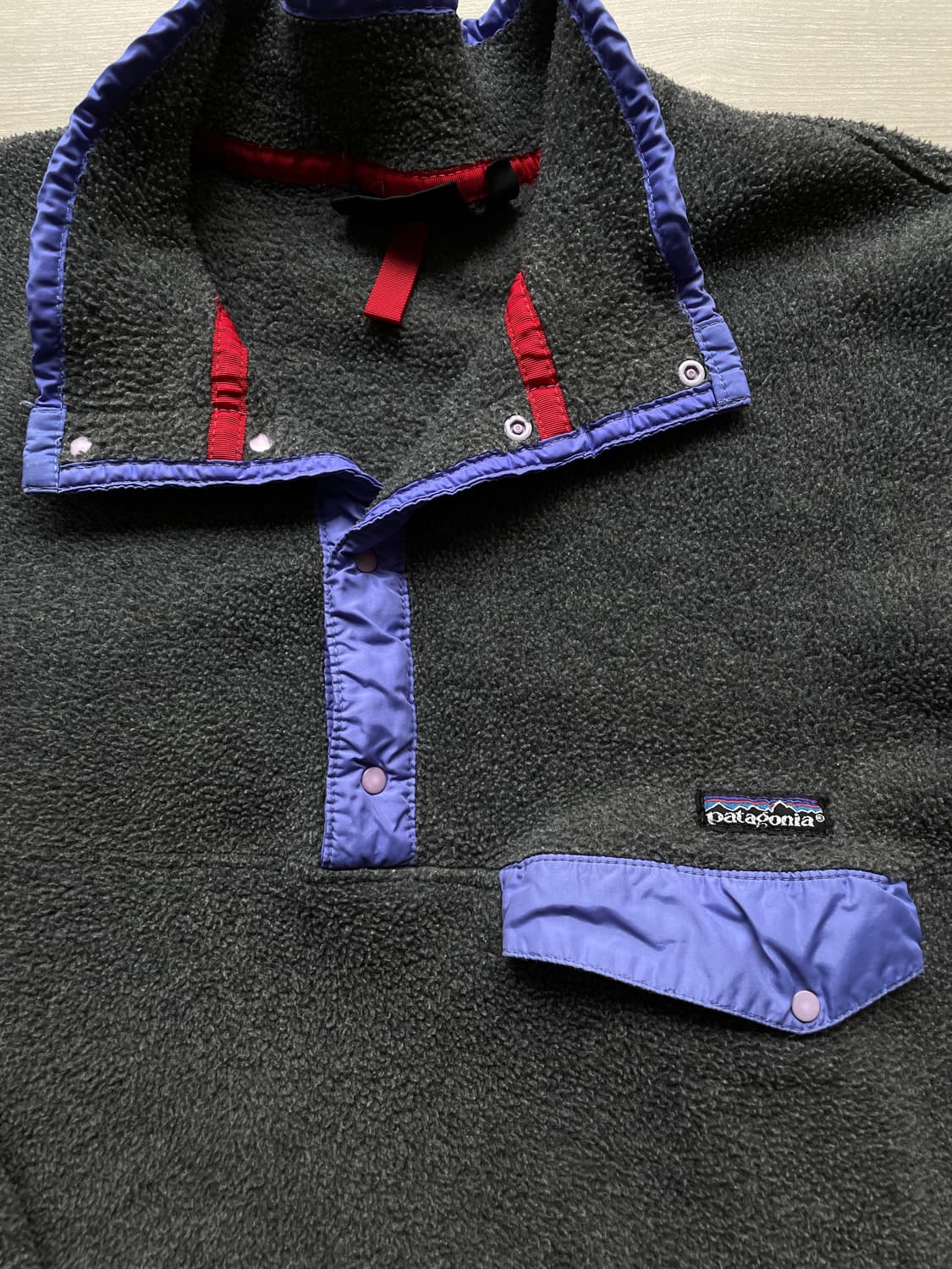 90s 파타고니아 신칠라 그레이 퍼플 rare 빈티지 상품이미지4
