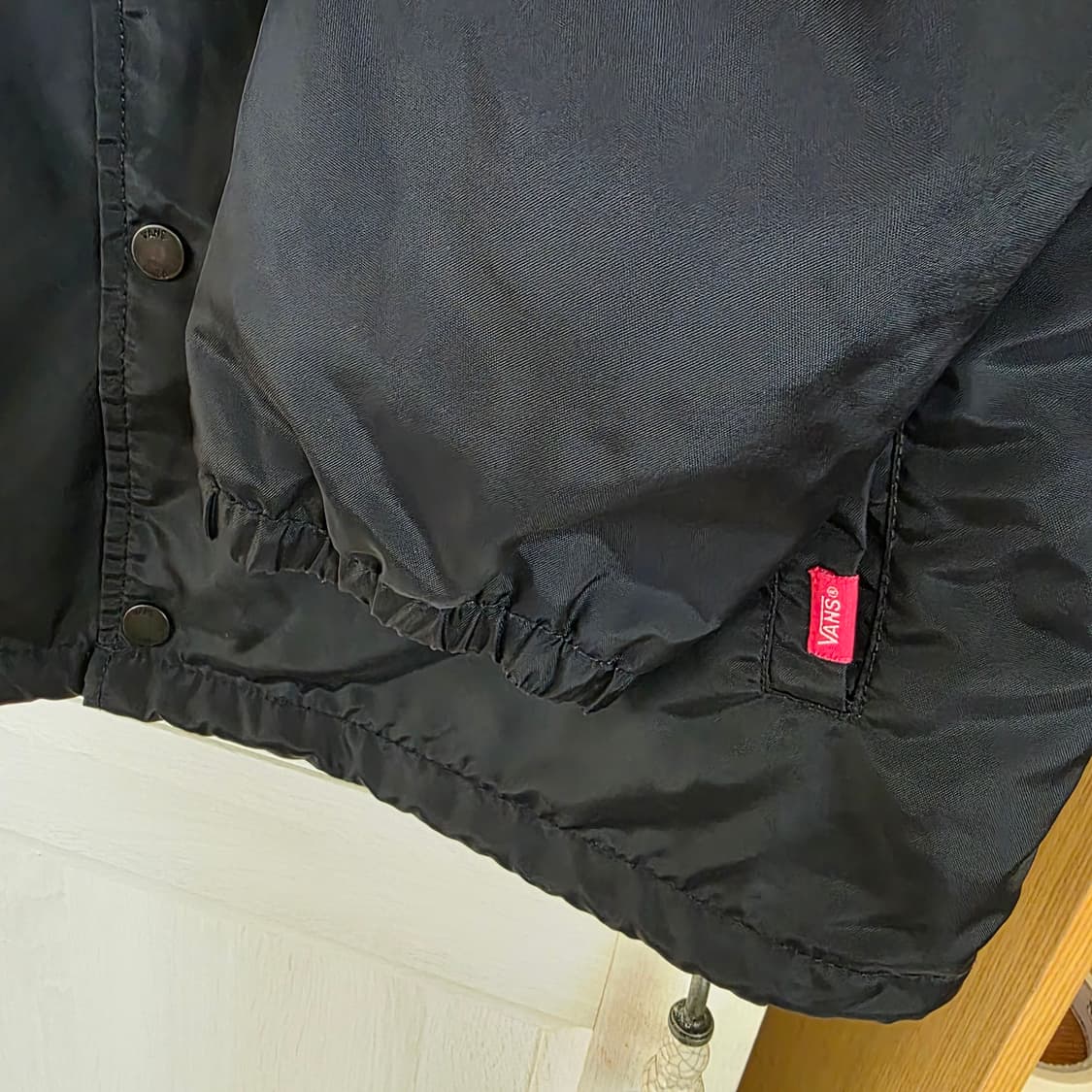 반스 블랙 코치 자켓 (M) 상품이미지6