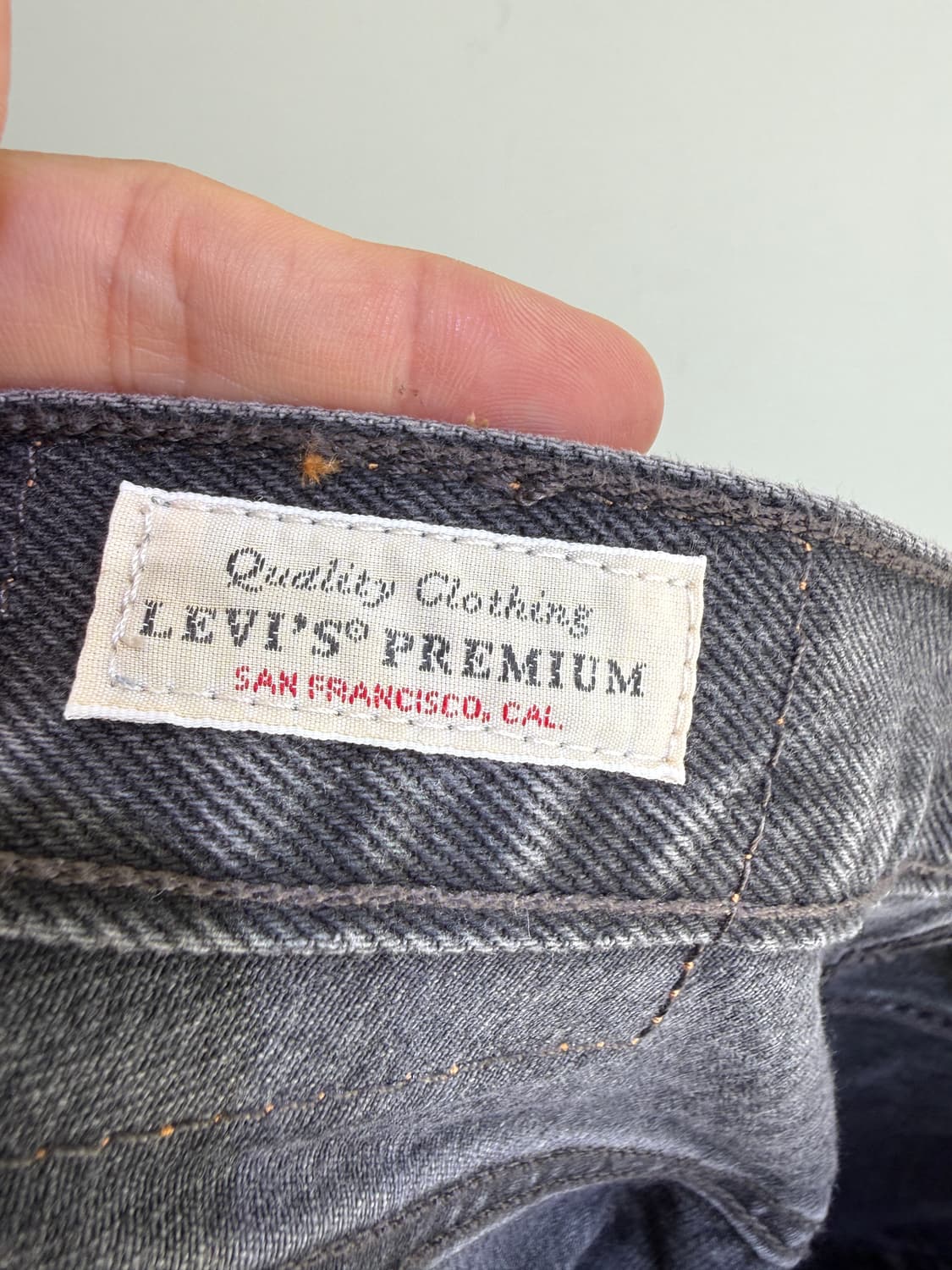 LEVIS 501 흑청 데님  상품이미지6